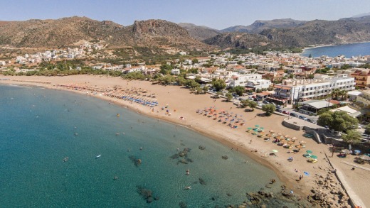 The village of Paleochora in Crete, Greece.