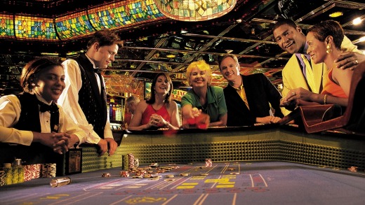 Casino Royale gaming tables.