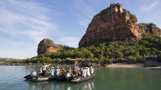 Silversea Zodiac excursion in the Kimberley.