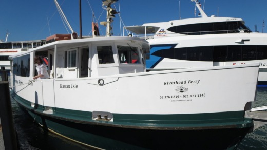 Riverhead Ferry at Auckland Downtown Ferry Terminal.