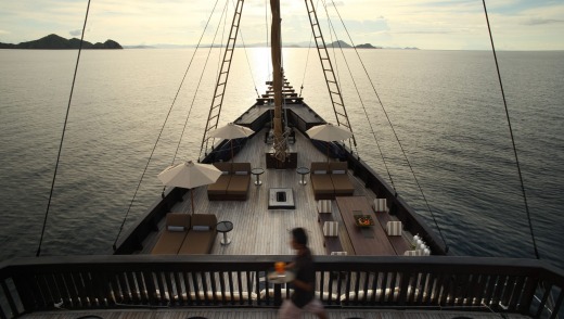 Floating hotels: The Alila Purnama.