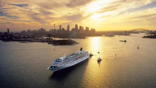 The Crystal Symphony in Sydney.