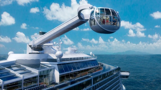 Royal Caribbean Quantum of the Seas most distinctive feature.