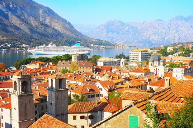 Kotor's old town.