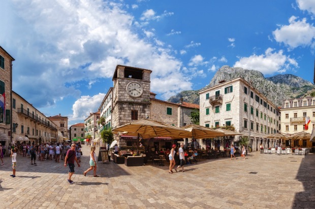 The Square of Arms in the old town of Kotor.