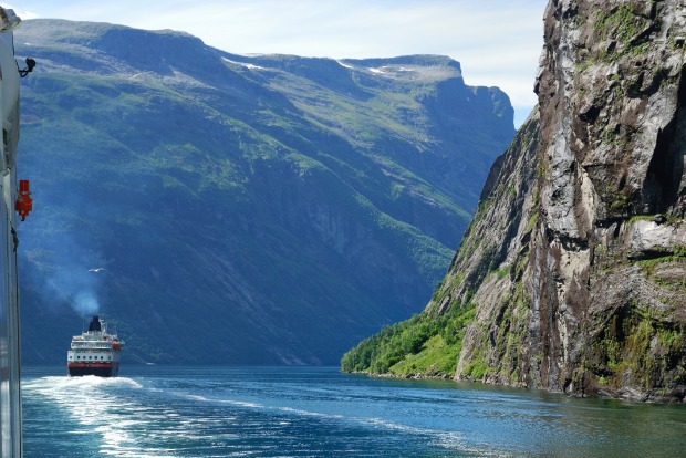 Geiranger Fjord, Norway: This is where the best parts of the natural worlds meet – the azure sea, snow-topped peaks, ...