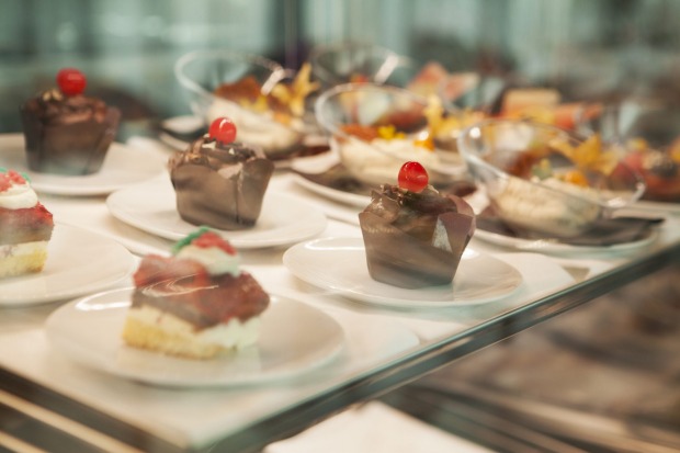 Desserts at the River Cafe on board The Scenic Jasper.