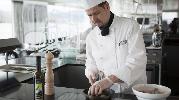 One of Scenic's chefs on board The Scenic Jasper.