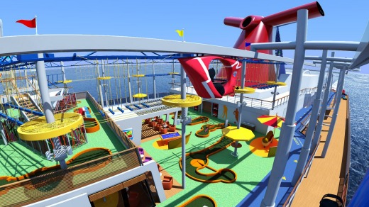 Carnival Vista Sport Square Skyride.