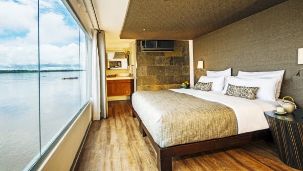 A suite on the Chobe Princess.