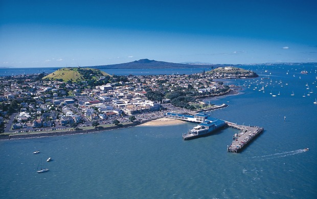 Devonport in Auckland harbour.