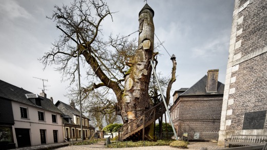 The "Oak Chapel" in Allouville-Bellefosse, France.