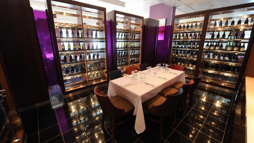 The Wineroom on P&O Cruises' Pacific Jewel.