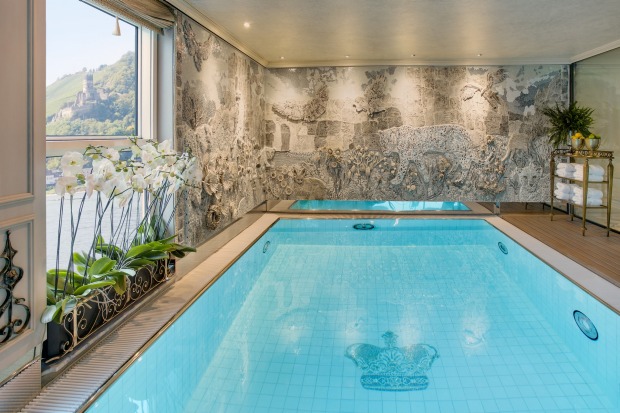 Take a dip in the indoor pool on the SS Maria Therese.