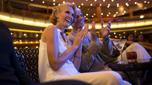 The theatre on Regent Seven Seas Voyager.