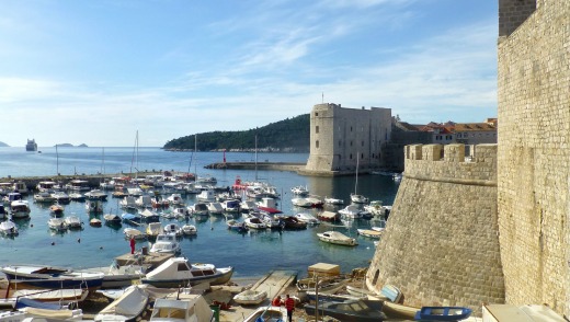 Dubrovnik's city walls.