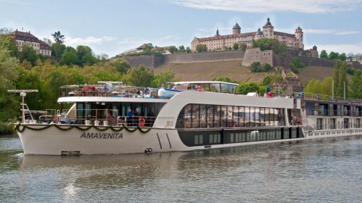 APT's AmaSerena sister ship AmaVenita in Wurzburg in Germany.