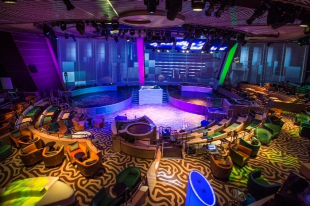 Anthem of the Seas' TWO70 bar.