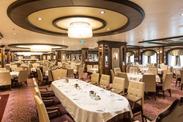 The Grande restaurant on board Anthem of the Seas.