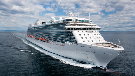 The Regal Princess cruise ship.