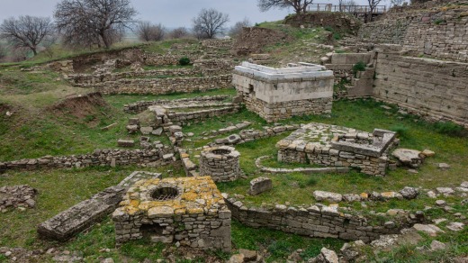 The ruins of Troy.