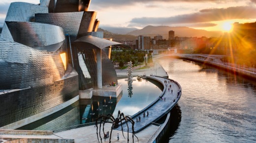 Frank Gehry's Guggenheim Bilbao.