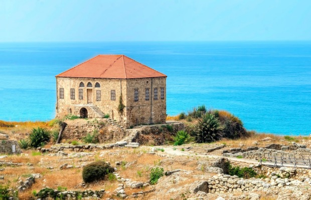 BYBLOS, LEBANON: Byblos World Heritage site on the north coast of Lebanon is associated with the ancient harvesting of ...
