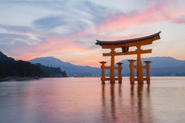 HIROSHIMA, JAPAN: As a memorial to the first atomic bomb blast used in war, this is a very sad site with a strong ...