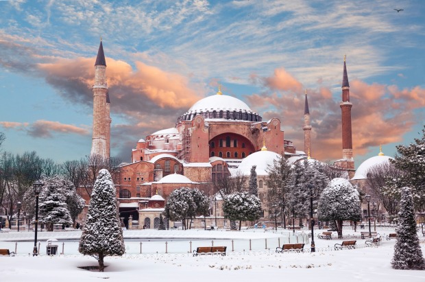 HAGIA SOPHIA, TURKEY: The architecture of what was originally a church was so brilliant for the 6th century that it ...