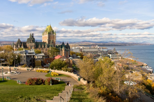 OLD QUEBEC, CANADA: The 17th century Old City of Quebec Site is a delightfully distinctive old city quite unlike ...