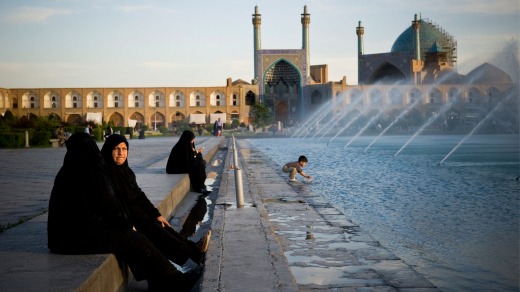 Imam Square, dominated by Jameh Mosque, in the Iranian city of Isfahan, is a World Heritage site.