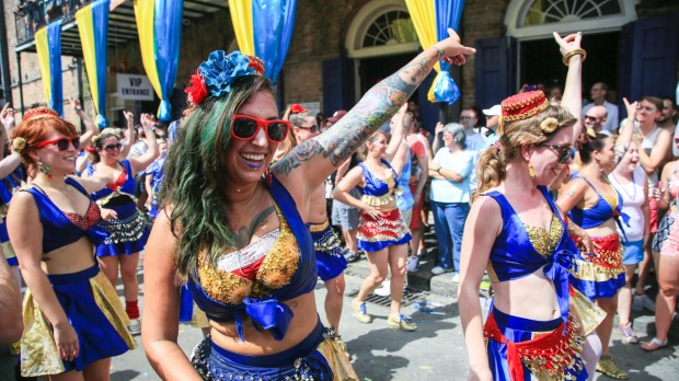 Southern Decadence festival in the French Quarter of New Orleans.