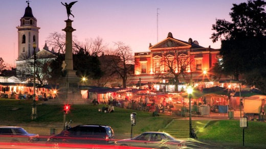 The Recoleta neighbourhood’s Feria de Artesanos in Plaza Francia.