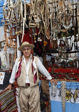 A gaucho at Feria de San Telmo.