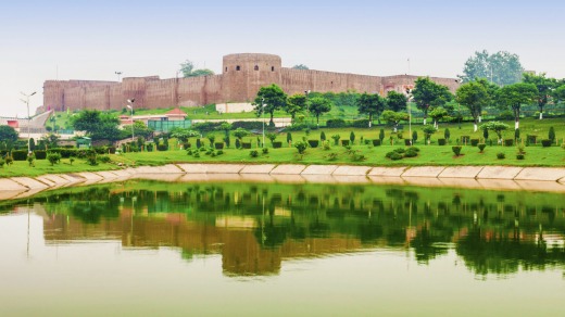 The Bahu Fort is located in Jammu in the Indian state of Jammu and Kashmir Bahu Fort.