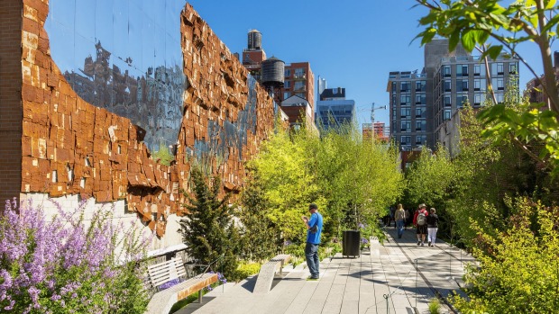 The High Line Public Park has become a magnet for art and nature lovers.
