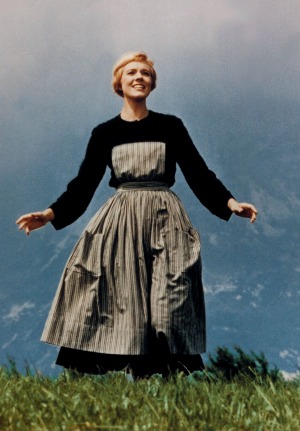 Julie Andrews in <i>The Sound of Music</i>.