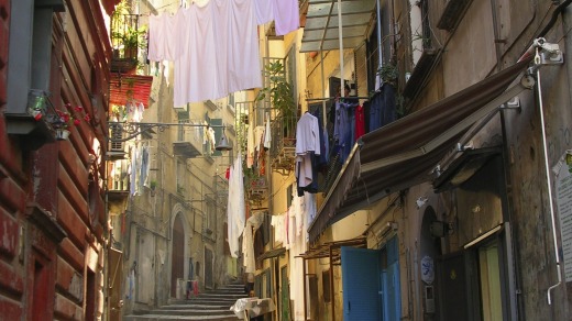 Laundry in Naples.