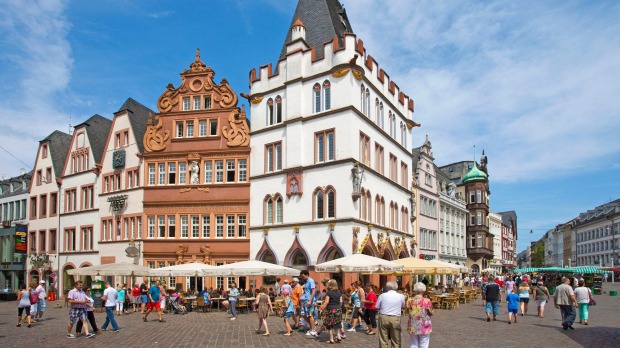 The market square in Trier.