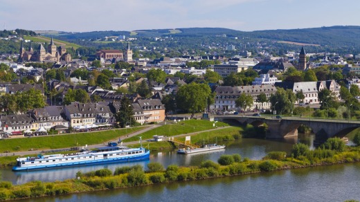 Trier and the Mosel River.