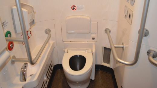 High-tech toilets in Japan.