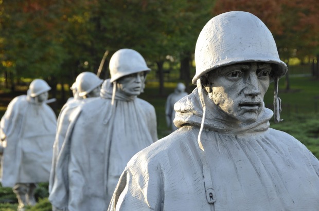 Korean War Veterans Memorial, Washington DC, USA: There's no shortage of war memorials around Washington DC's National ...