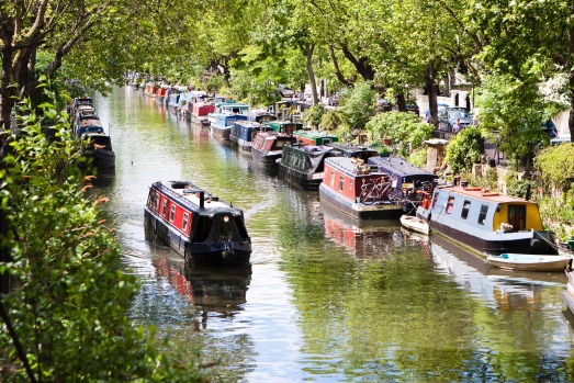 REGENT'S CANAL, LONDON: Even before railways were invented, the Industrial Revolution began with canals. Lots of cities ...