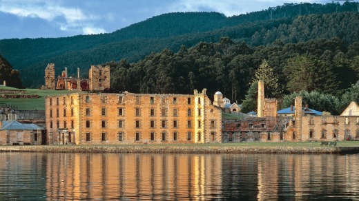 Fading grandeur awaits visitors to the penitentiary at Port Arthur.