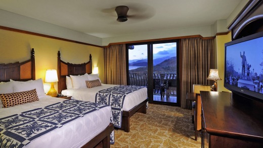 Rooms at Aulani, A Disney Resort & Spa.