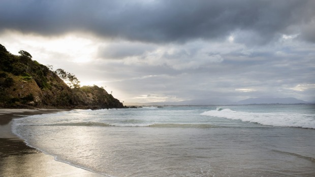 Watego beach at Byron Bay is a picturesque spot to park the campervan.