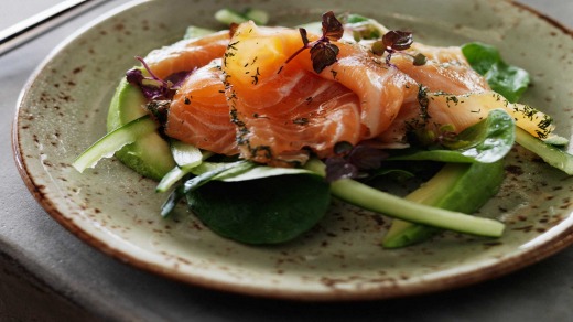 Tuck into some salmon at Pony Dining.