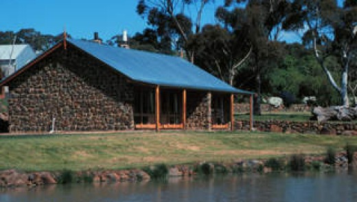 One of the stone cottages at Tuki Retreat.