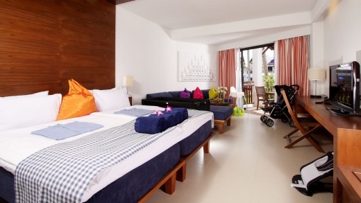 A room at the Sunwing Resort at Kamala Beach, Thailand.