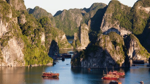 Vietnam's most popular attraction: Ha Long Bay.